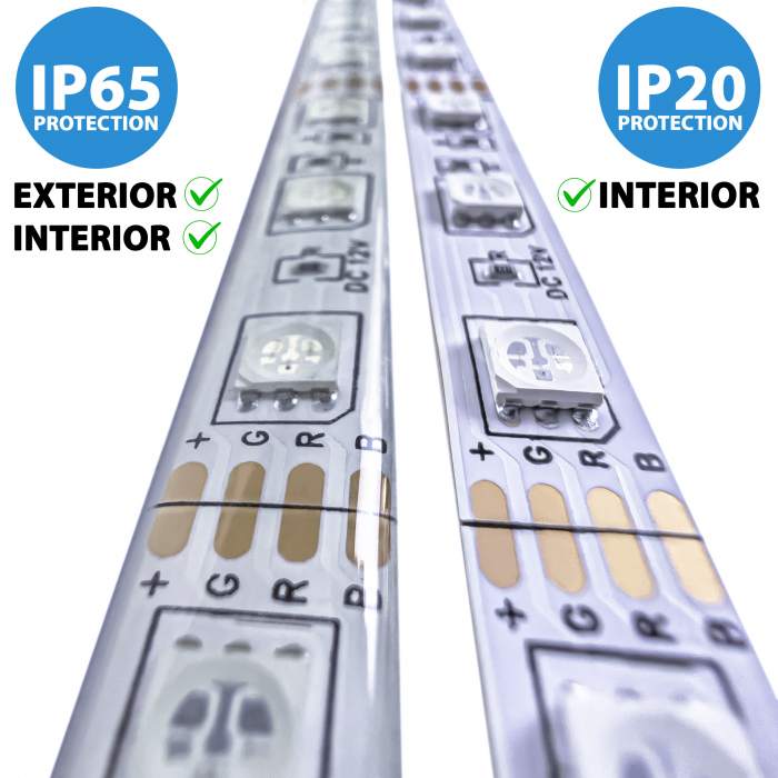 Striscia LED RGB ZAFIT™ 5 metri, esterno/interno IP65, adesiva, Wi-Fi, app per telefono, telecomando, modalità musica, timer, microfono, intensità luminosa regolabile [3]