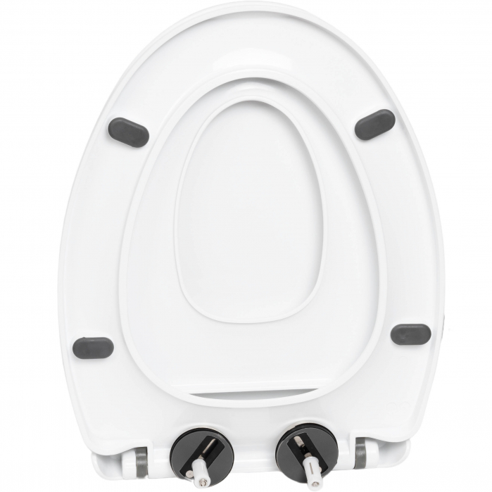 ZAFIT® WC ülőke reduktorral és lassú záródással (Soft Close), 2 az 1-ben felnőtteknek és gyerekeknek, univerzális, kompatibilis minden WC-csészével [4]