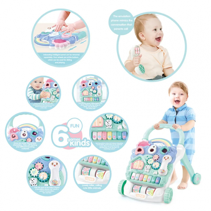 Termékkód: AM-2 FiGGA® multifunkciós gyermekjáróka, oktató és érzékszervi, zenei tér, telefon, fiúknak és lányoknak [6]