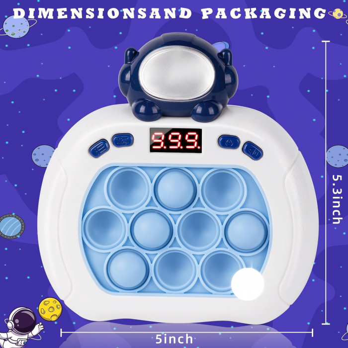 Pop it elettrico FiGGA®, gioco interattivo per bambini, 10 modalità di gioco, 999 livelli, Astronauta [7]