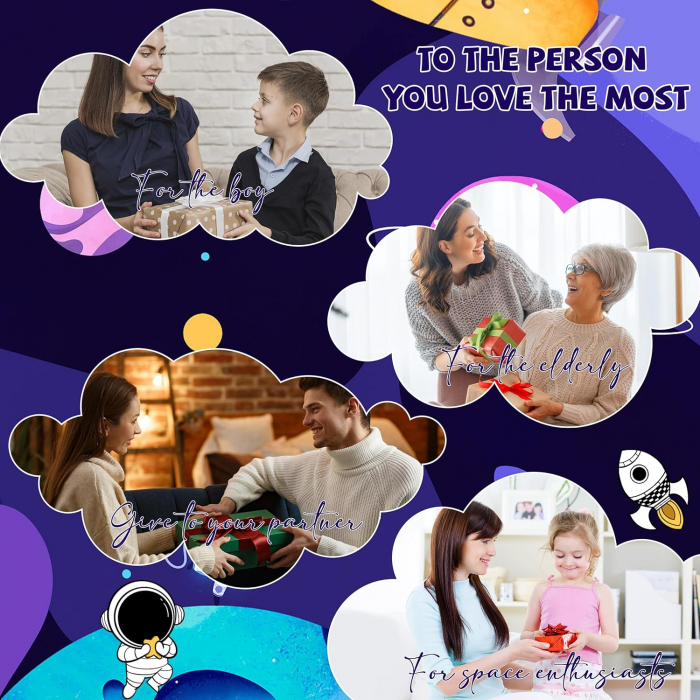 Pop it elettrico FiGGA®, gioco interattivo per bambini, 10 modalità di gioco, 999 livelli, Astronauta [5]