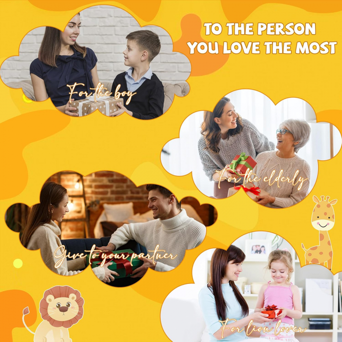 Електрически Pop it FiGGA®, интерактивна детска игра, 10 режима на игра, 999 нива, Лъв [6]