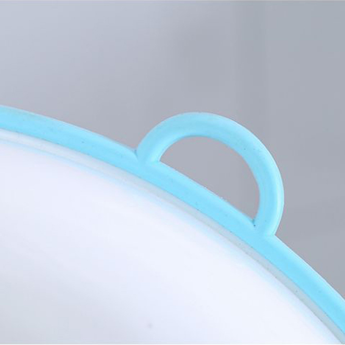 ZAFIT® hordozható WC szűkítő - gyerek WC ülőke fedéllel, csúszásmentes felülettel, fehér/kék [6]