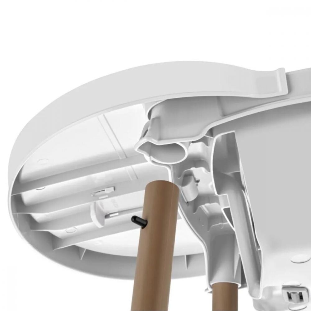 Scaun de masa bebe FiGGA® HighChair, Varsta 6-48 luni, Alb/Maro [4]