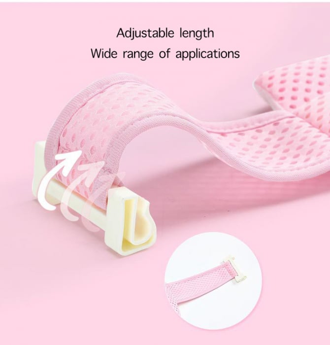 Supporto FiGGA® tipo amaca rete per vaschetta bebè, rosa [5]