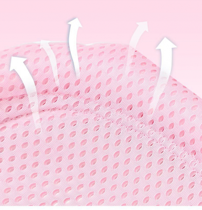 Supporto FiGGA® tipo amaca rete per vaschetta bebè, rosa [4]