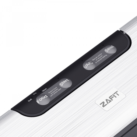 ZAFIT™ VID-125 Professional vákuumcsomagoló gép, 125 W, 32 cm-es hegesztőszalag, 5 vákuumtasak mellékelve, Ezüstmetál színű [2]