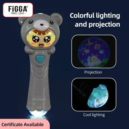 FiGGA® gyermek járássegítő – multifunkciós, oktató és szenzoros, zenés térrel és mikrofonnal, fiúknak és lányoknak [5]