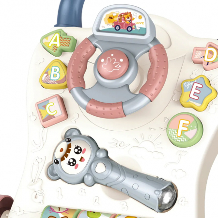 FiGGA® gyermek járássegítő – multifunkciós, oktató és szenzoros, zenés térrel és mikrofonnal, fiúknak és lányoknak [6]