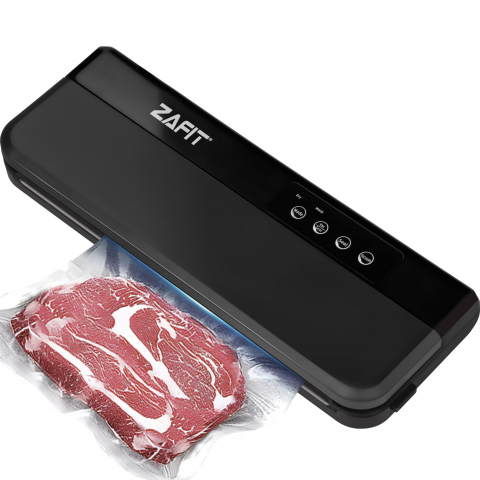 Macchine per il sottovuoto - Macchina per sottovuoto alimentare ZAFIT™ VID-360 Professional, barra di saldatura da 30 cm, con 10 sacchetti inclusi, Nero