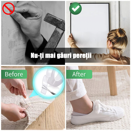 Banda dublu adeziva ZAFIT™, rezistenta la apa, siliconica, transparenta, 3 cm latime [5]