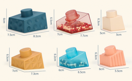 Montessori típusú oktató és érzékszervi torony játék csecsemőknek és 1, 2, 3 éves gyerekeknek, lányoknak és fiúknak [10]