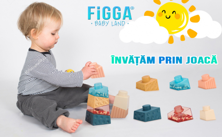 Montessori típusú oktató és érzékszervi torony játék csecsemőknek és 1, 2, 3 éves gyerekeknek, lányoknak és fiúknak [6]