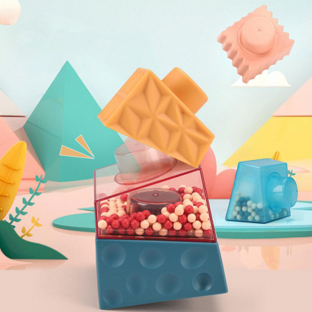 Montessori típusú oktató és érzékszervi torony játék csecsemőknek és 1, 2, 3 éves gyerekeknek, lányoknak és fiúknak [3]