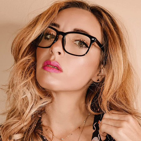 Ochelari protectie calculator ZAFIT™, ecran telefon, tableta, laptop, televizor, gaming, Anti-lumina albastra, Anti-reflexie Unisex, culoare Negru [4]