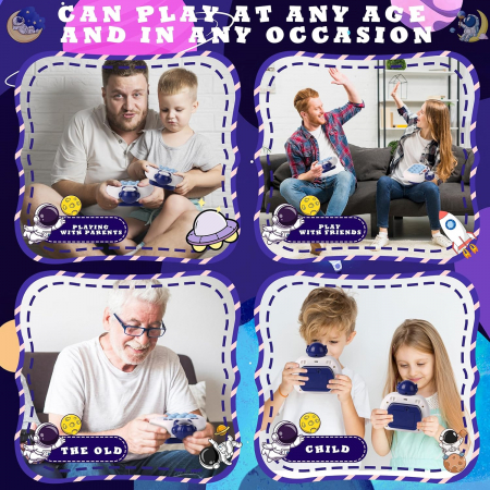 Pop it elettrico FiGGA®, gioco interattivo per bambini, 10 modalità di gioco, 999 livelli, Astronauta [7]