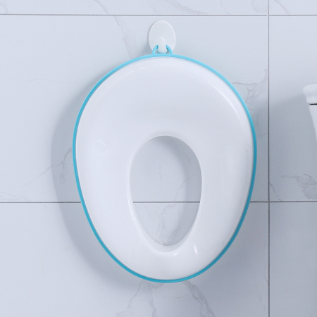 ZAFIT® hordozható WC szűkítő - gyerek WC ülőke fedéllel, csúszásmentes felülettel, fehér/kék [1]