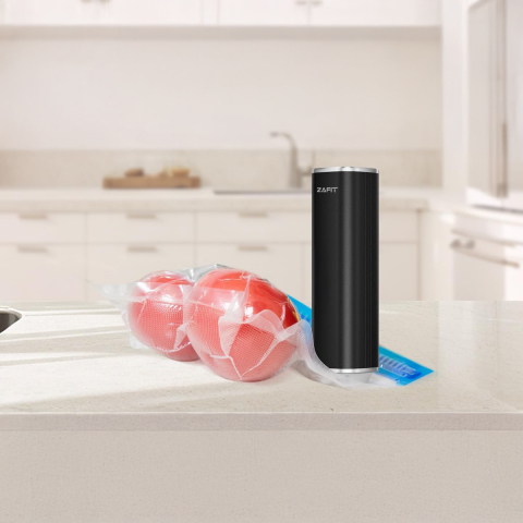 Set 10 Pungi de vidat 22 x 21 cm, Reutilizabile, cu supapa, pentru pompa de vidat sau furtun de vidat [3]