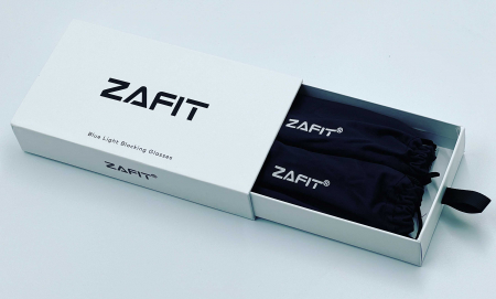 2 db ZAFIT™ védőszemüveg készlet számítógéphez, telefonhoz, táblagéphez, laptophoz, televízióhoz, játékhoz, kék fény elleni, tükröződésmentes, uniszex, fekete és áttetsző színben [7]