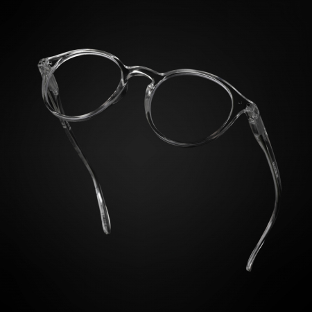 Set 2 x Occhiali protettivi per computer ZAFIT™, per schermo di telefono, tablet, laptop, televisore, gaming, Anti luce blu, Anti riflesso, Unisex, modello rotondo, colore Nero e Trasparente [5]