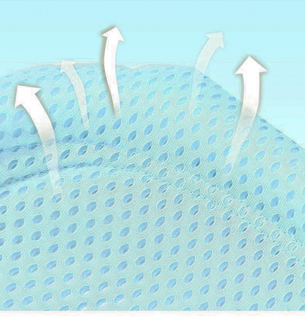 Поддръжка FiGGA® тип хамак, мрежа за бебешка ваничка, аква синя [1]