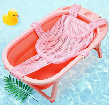 Supporto FiGGA® tipo amaca rete per vaschetta bebè, rosa [7]