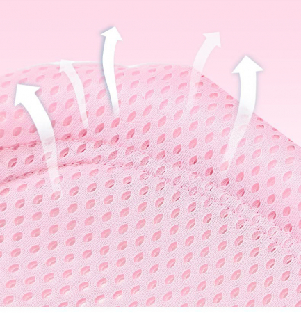 Supporto FiGGA® tipo amaca rete per vaschetta bebè, rosa [3]