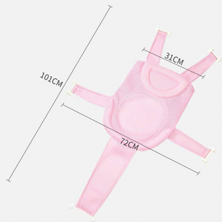 Supporto FiGGA® tipo amaca rete per vaschetta bebè, rosa [1]