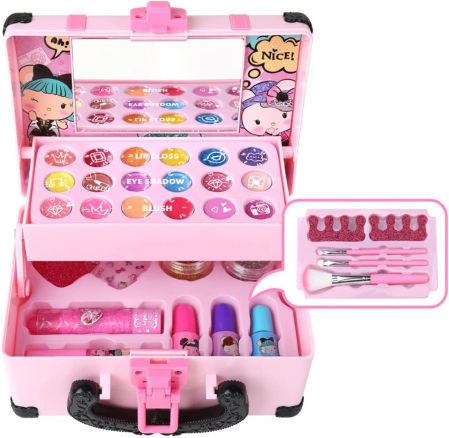 Set trucco per bambini FiGGA® 5 anni+, non tossico, solubile in acqua, 33 elementi [1]