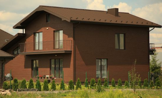 Caramida ornamentala, culoare maro ciocolată, 250x120x65 [5]