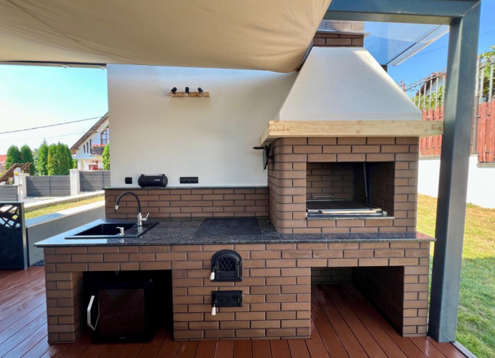 Caramida ornamentala, culoare maro ciocolată, 250x120x65 [3]