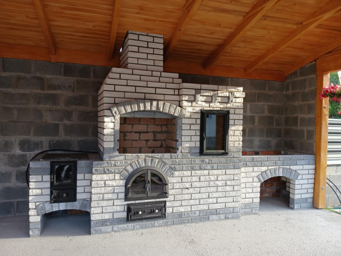 Caramida ornamentala Rapid,NF 111, alb, 250x120x65, rustică [4]