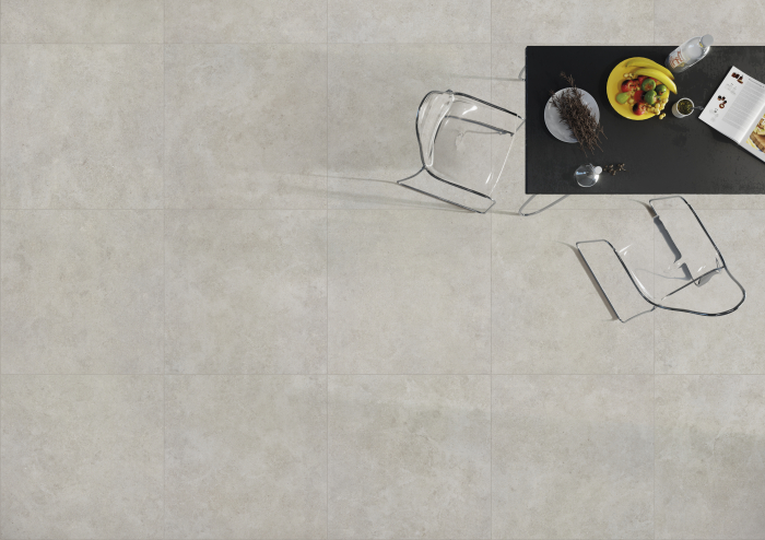 Gresie exterior 60x120 portelanata Limestone Grey, rectificata, mata, Import Italia [3]