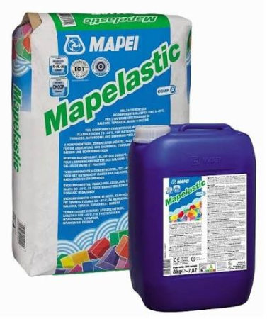 Adeziv & Hidroizolatie - Hidroizolatie flexibila, bicomponenta, Mapei Mapelastic Zero (A+B), 24 + 8 kg