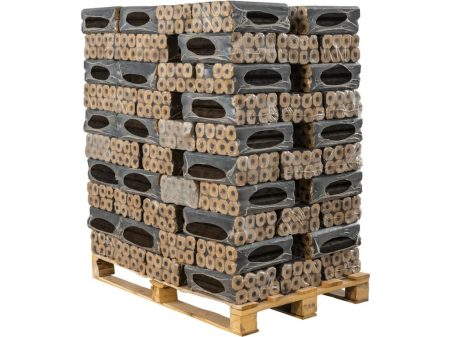 Brichete PINIKAY din lemn de esență tare, ambalat la 10 kilograme [1]