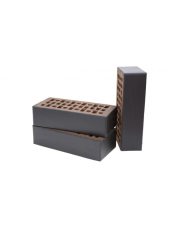 Cărămidă cu găuri - Caramida KLINKER culoare Carbon, negru, 250x120x65