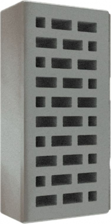 Cărămidă cu găuri - Caramida ornamentala, culoare gri antracit, 250x120x65