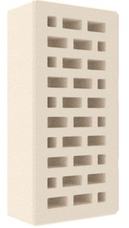 Cărămidă pentru grătare - Caramida KLINKER, M300, culoare alb toscana, 250x120x65