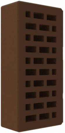 Cărămidă pentru grătare - Caramida KLINKER, M300, culoare maro milano, 250x120x65