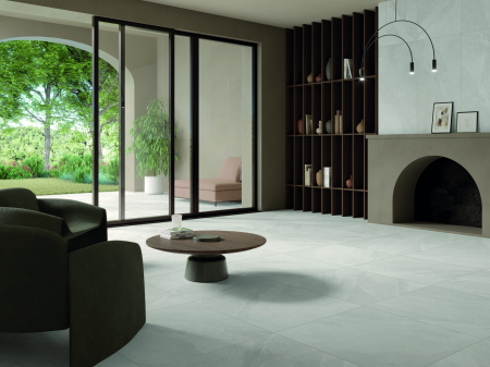Gresie exterior 60x60 2cm portelanata Ultra Time Stone Ghiaccio, rectificata, mata, Import Italia [1]