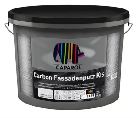 Var & tencuiala decorativa - Tencuiala decorativa Caparol Carbon Fassadenputz, baza alba, 25kg
