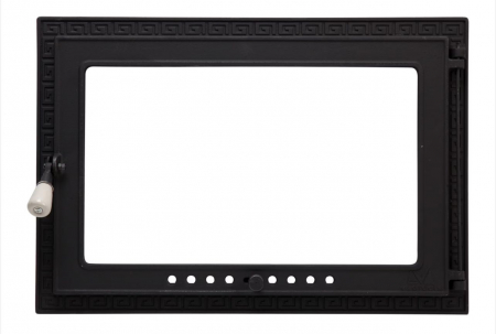 Accesorii gratar - Usa semineu cu geam, inaltime 455mm, latime 660 mm