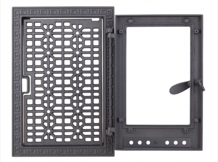 Usa semineu cu geam, inaltime 520 mm, latime 360 mm [1]