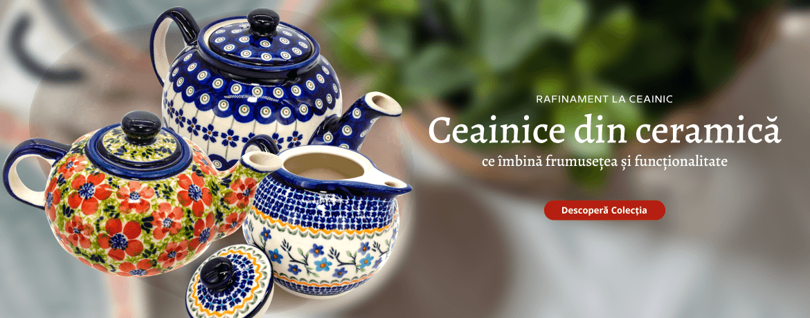 Ceainice din ceramica