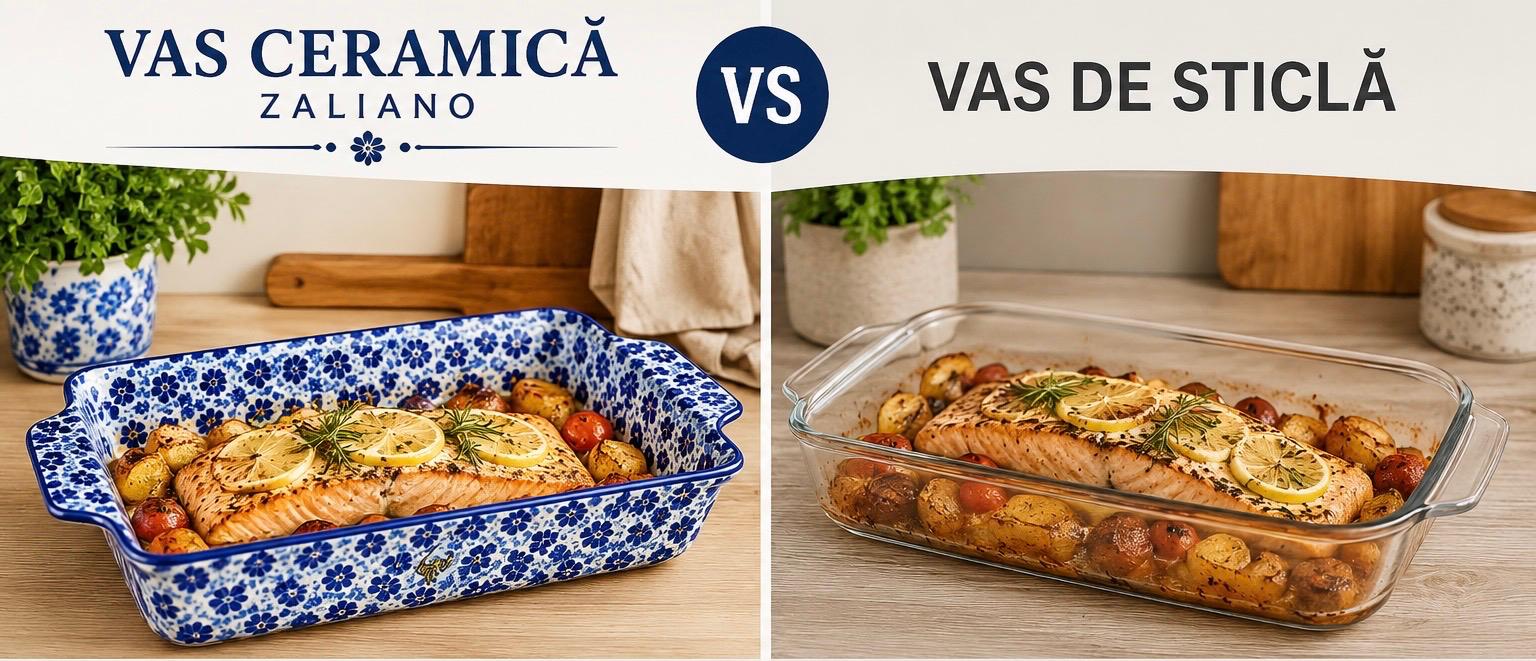 Vase ceramice vs. sticlă termorezistentă – Care este alegerea ideală pentru bucătăria ta?