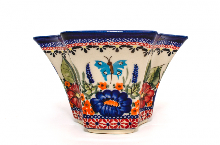 Bol Poppy Fountain, ceramica smaltuita, pictat manual, 27,5 x 19,0 cm, volum 1,3 L [7]