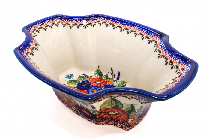 Bol Poppy Fountain, ceramica smaltuita, pictat manual, 27,5 x 19,0 cm, volum 1,3 L [4]