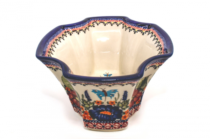 Bol Poppy Fountain, ceramica smaltuita, pictat manual, 27,5 x 19,0 cm, volum 1,3 L [6]