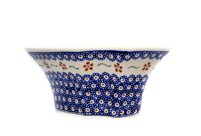 Bol Flowery ceramica smaltuita, pictat manual, diametru 23,0 x 15,8 cm, volum 700ml [3]