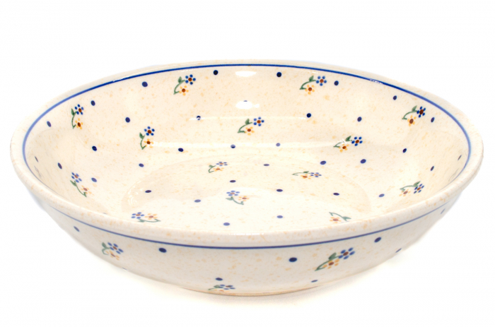 Bol pentru salata Little Flowers, din ceramica smaltuita, pictat manual, 25,2 cm, volum 1,4 L [2]